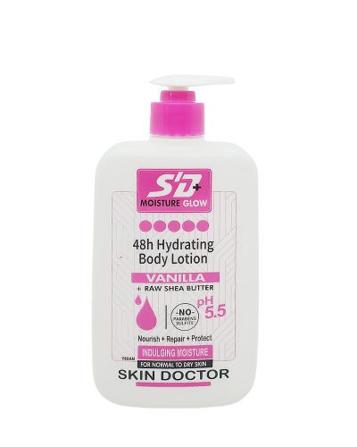 SD+ Moisture Glow Lotion – Vanilla & Raw Shea Butter